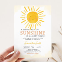 Un pequeño rayo de luz solar en Baby Shower