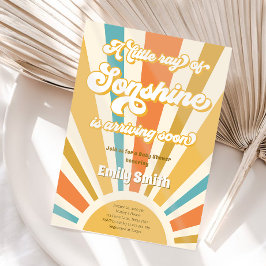 Invitación Un pequeño rayo de sonshine en Baby Shower