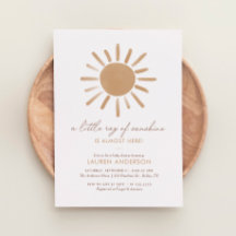 Un pequeño rayo de Sunshine Boho Baby Shower
