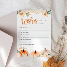 Invitación Un Pequeño Ropa De Calabaza Baby Shower Quiere Una