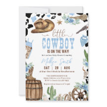 Un pequeño vaquero Baby Shower salvaje occidental 