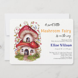 Invitación Un pequeño y dulce hada de lavabo está en camino