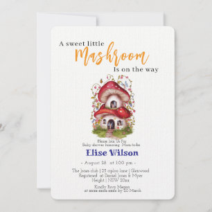 Invitación Un pequeño y dulce hada de lavabo está en camino