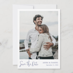 Invitación Un Personalizado moderno y sencillo salva la foto 