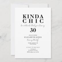 Un Poco Chic para Celebrar Cumpleaños Blanco y Neg