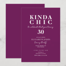 Un Poco Chic para Celebrar el Cumpleaños de Plum &