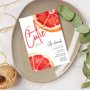 Invitación Un poco curado de cítricos de pomelo