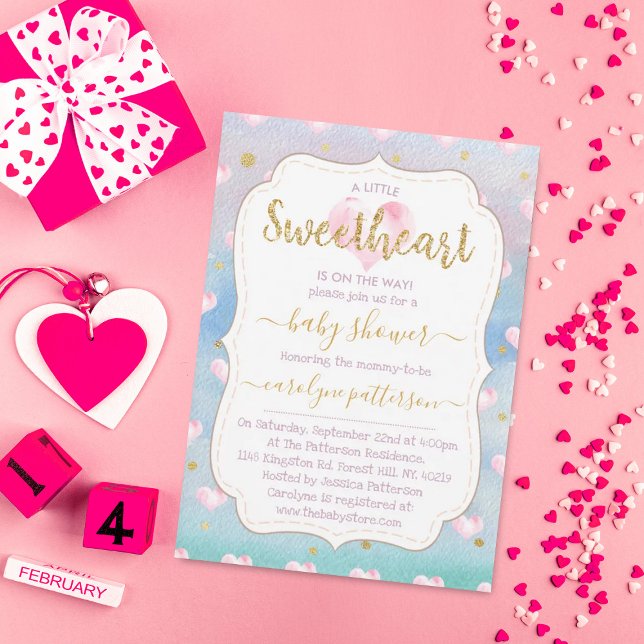 Invitación Un poco de Baby Shower (Subido por el creador)
