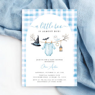 Invitación Un poco de Baby Shower de Halloween