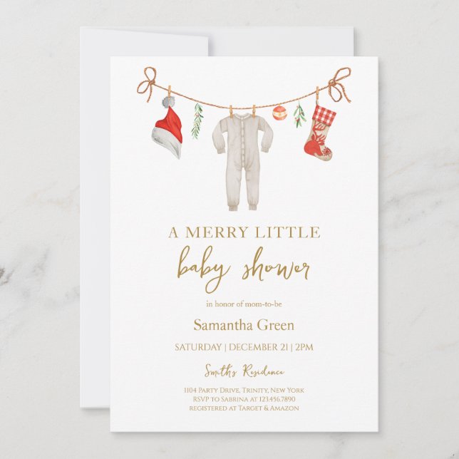 Invitación Un poco de Baby Shower de moras neutra de género (Anverso)