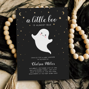 Invitación Un poco de Baby Shower fantasma