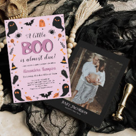 Invitación Un poco de Boo Halloween Witch Baby Shower