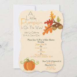 Invitación Un poco de calabaza invitada por Baby Shower