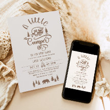 Un poco de camper está en camino. Ducha bebé