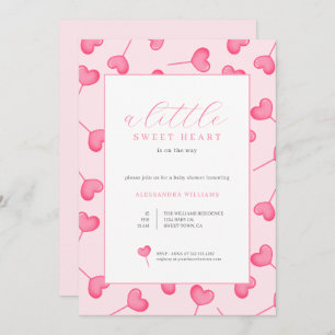 Invitación Un poco de cariño en Baby Shower