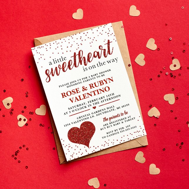 Invitación Un poco de cariño en Baby Shower (Subido por el creador)