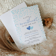 Un poco de cariño Valentine Baby Shower Invite