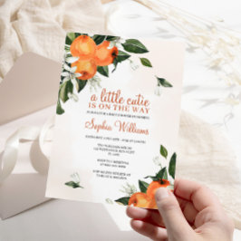 Invitación Un Poco De Cita Está En Camino De Baby Shower