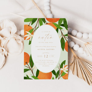 Invitación Un poco de corbata Moderno Baby Shower Neutral V