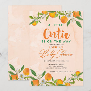 Invitación Un Poco De Cura En El Camino De Clementine Baby Sh