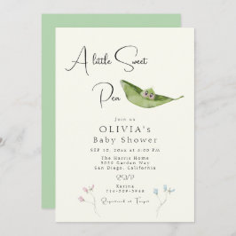 Invitación Un poco de dulce Baby Shower