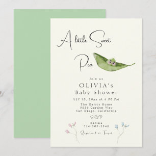 Invitación Un poco de dulce Baby Shower