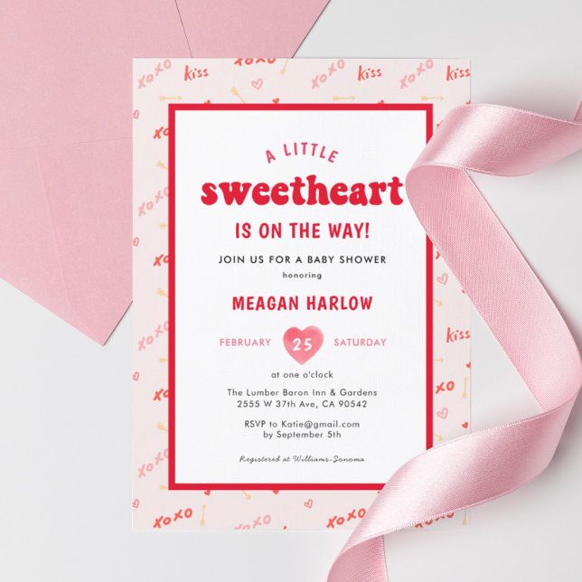 Invitación Un poco de El día de San Valentín en Baby Shower (Subido por el creador)