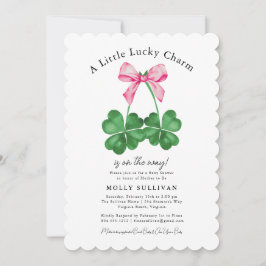 Invitación Un poco de encanto Shamrock Coquette Bow