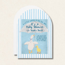 Invitación Un poco de ganso está en camino es un Baby Shower