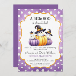 Invitación Un poco de humor para Fantasma Baby Shower