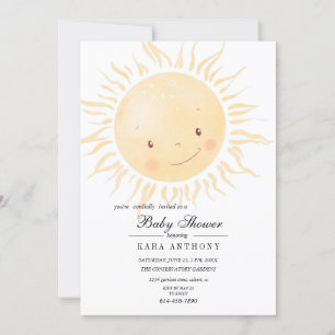 Invitación Un poco de luz solar en Baby Shower