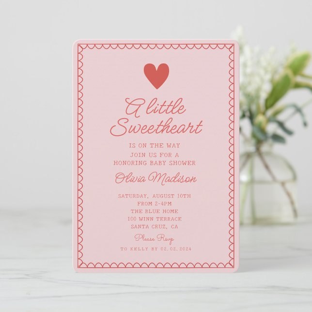 Invitación Un poco de San Valentín Baby Shower (Subido por el creador)