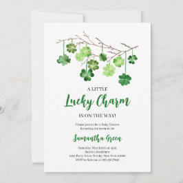 Invitación Un poco de suerte en Baby Shower