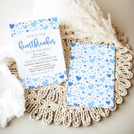 Invitación Un poco desgarrador Baby Shower de San Valentín az