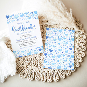 Invitación Un poco desgarrador Baby Shower de San Valentín az