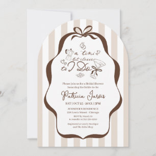 Invitación Un Poco Más Cerca de la Boda Cóctel Bridal Shower