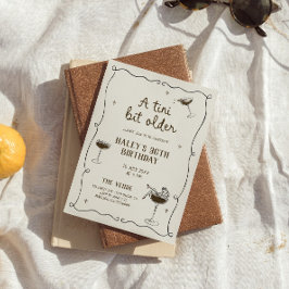 Invitación Un poco más viejo Espresso Martini Cumpleaños