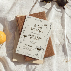 Invitación Un poco más viejo Espresso Martini Cumpleaños