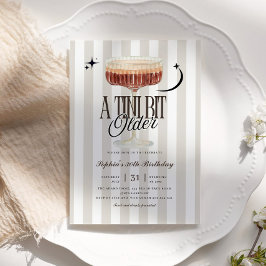 Invitación Un poco más viejo Espresso Martini Cumpleaños