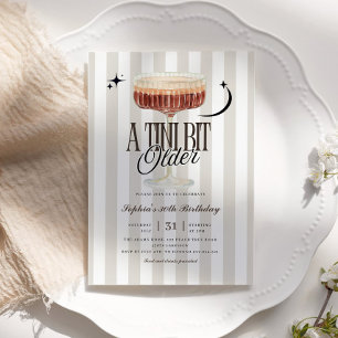 Invitación Un poco más viejo Espresso Martini Cumpleaños