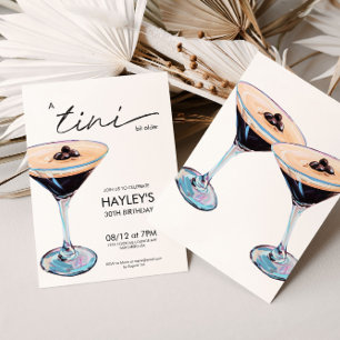 Invitación Un poco más viejo Espresso Martini Cumpleaños