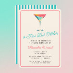 Invitación Un poco más viejo Martini Tema Retro 30 cumpleaños<br><div class="desc">¿Arrojando una sucia fiesta de cumpleaños temática de Martini número 30? Esta divertida invitación a la fiesta de cumpleaños de un bit Tini más viejo presenta un ilustracion de estilo retro de un martini y una atrevida paleta de colores. Esta es una plantilla de invitación de personalizable completa.</div>