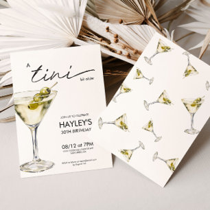 Invitación Un poco más viejo sucio Martini cumpleaños