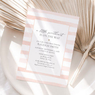 Invitación Un poco querido Chica de San Valentín Baby Shower