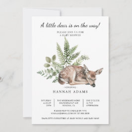 Invitación Un Poco Querido Está En Camino De Baby Shower