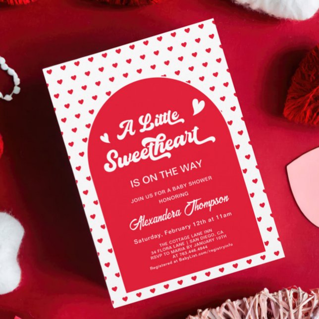 Invitación Un poco querido Valentine Baby Shower Neutral (Subido por el creador)