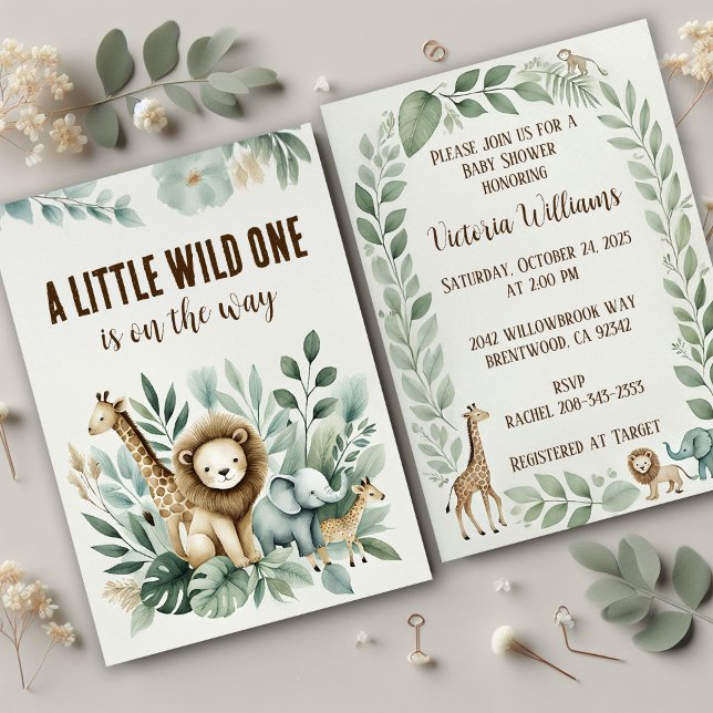 Invitación Un poco salvaje (Subido por el creador)