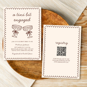 Invitación Un poco Tini Mano Involucrada Espresso Martini