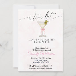 Invitación Un poquito más cerca de felices para siempre