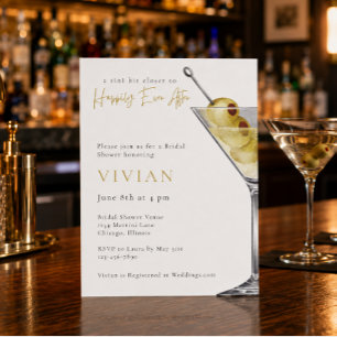 Invitación Un poquito más cerca - Desayuno nupcial de Martini